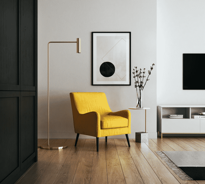 Home Office With Timber Flooring - Totally Flooring In Gold Coast, QLD