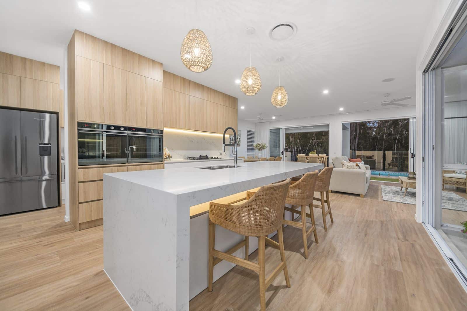 Kitchen Area With Vinyl Flooring — Totally Flooring In Gold Coast, QLD