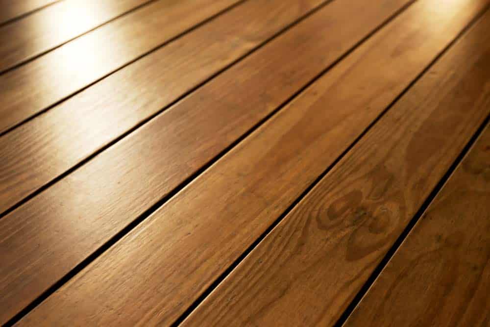 Closeup On A Wooden Flooring