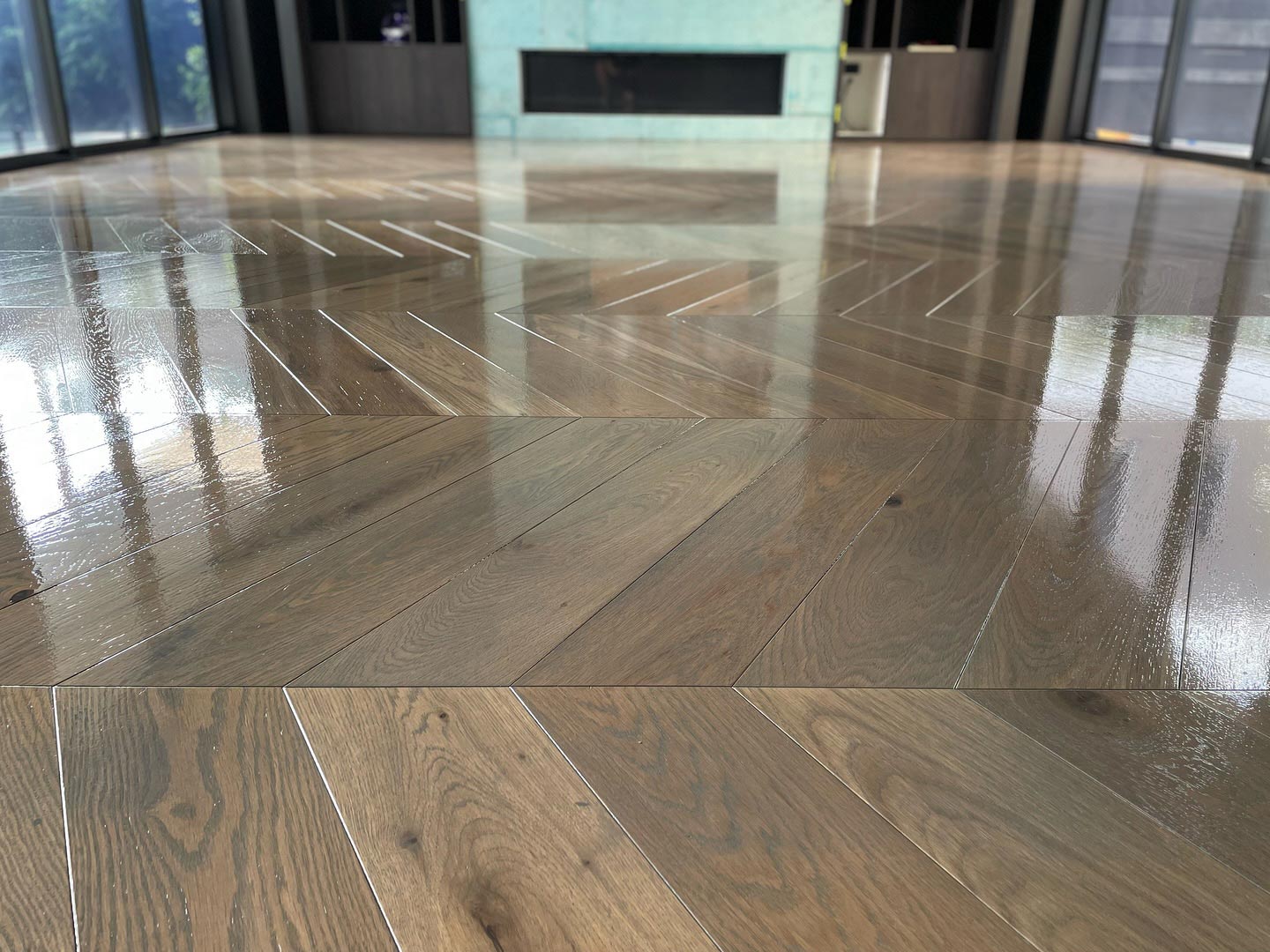 Shiny Timber Flooring