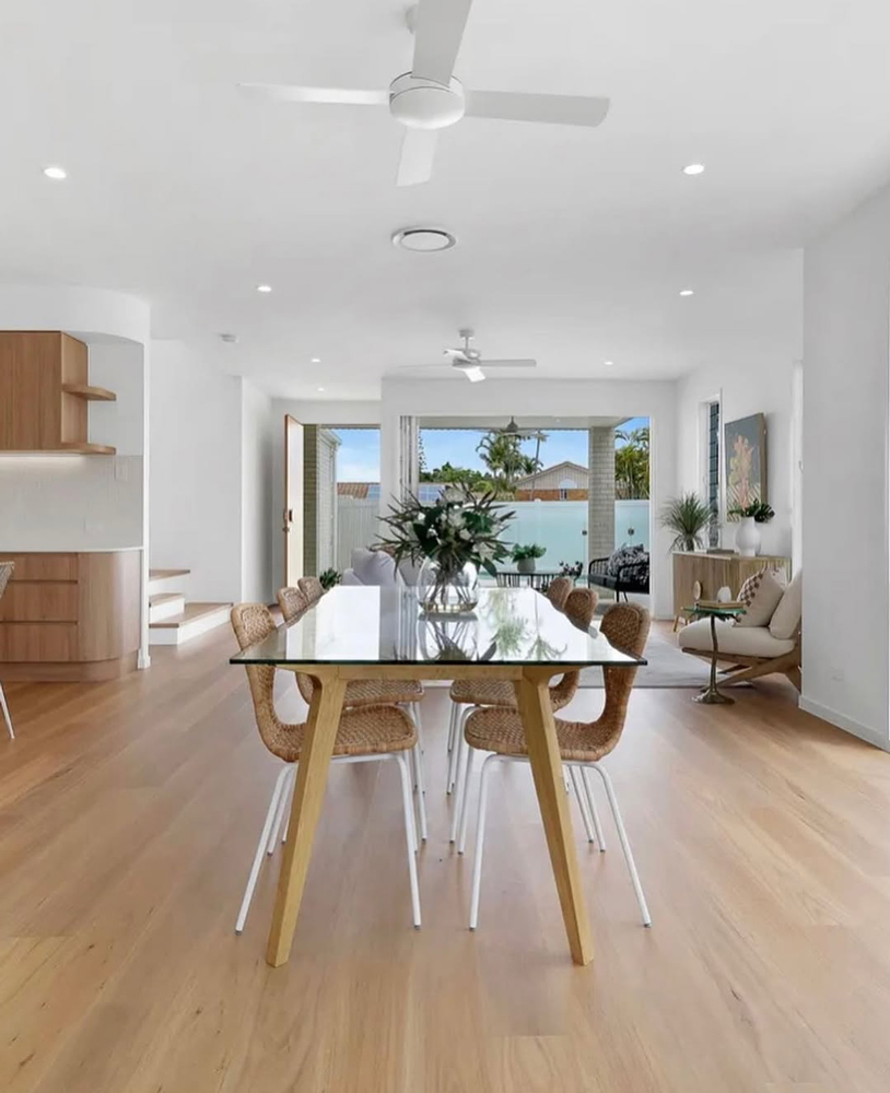 Dining Room with Timber Flooring