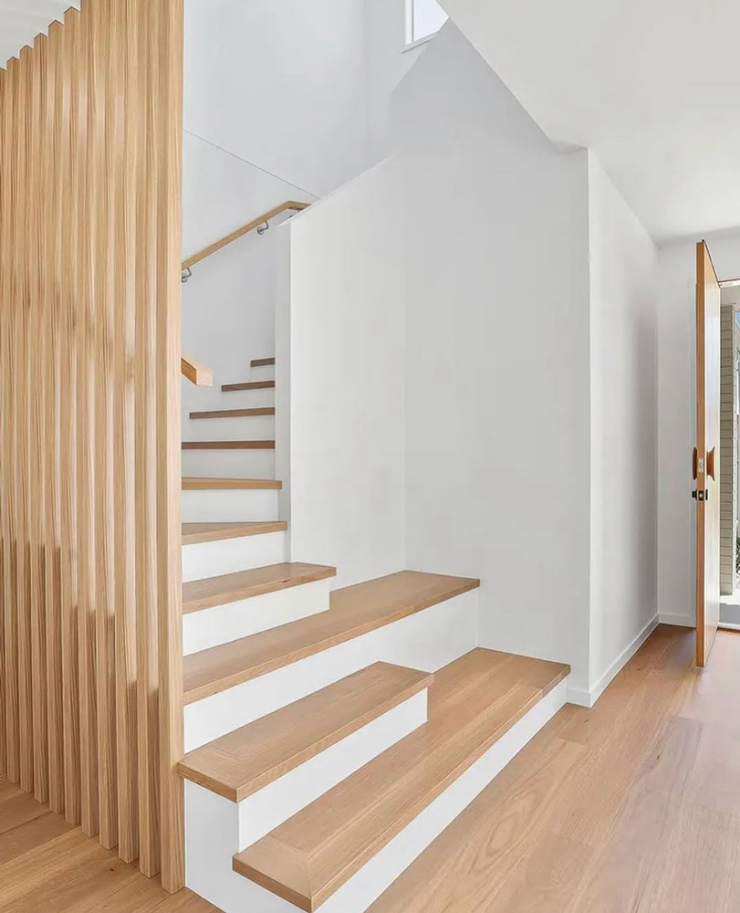 Timber Flooring on Stairs and Hallway